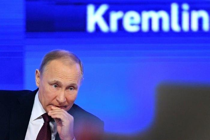 Russian President Vladimir Putin speaks during his annual press conference in Moscow on December 23, 2016