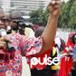 Oby leads the Bring Back Our Girls group to Aso Rock on August 22, 2016