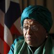 Liberia's President Ellen Johnson Sirleaf attends a Reuters interview ahead of the World Trade Organization (WTO) Summit in the capital Nairobi December 14, 2015.  REUTERS/Noor Khamis