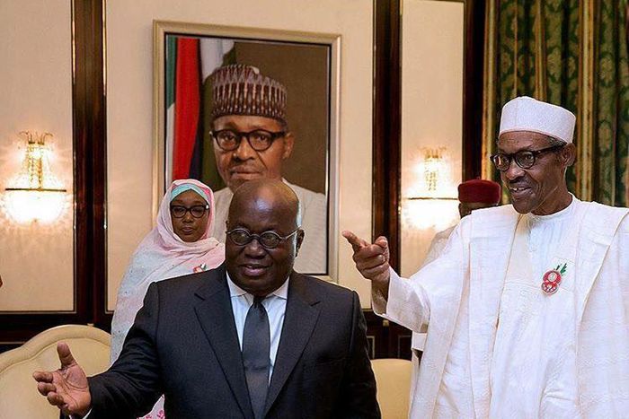 President Muhammadu Buhari meets with Ghana’s President-elect, Nana Akufo-Addo on Tuesday, December 20, 2016.