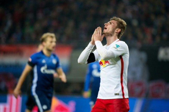 Timo Werner is RB Leipzig's top scorer -- the team has torn up the form book in its frist season in the top flight Bundesliga
