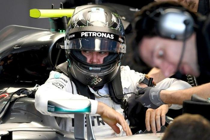 Mercedes' German driver Nico Rosberg clocked one minute 32.092 seconds at Japanese qualifying