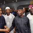Demola Seriki, Gov Aregbesola, VP Yemi Osinbajo and Asiwaju Tinubu