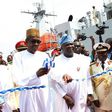 President inaugurates Naval ships in Lagos 