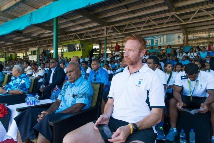 Former sevens coach Ben Ryan (R) has criticsed the Fiji Rugby Union more than once