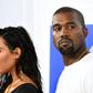 Kim Kardashian West (L) and Kanye West attend the 2016 MTV Video Music Awards on August 28, 2016 in New York City