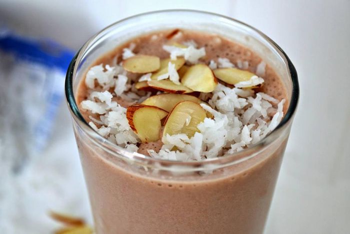 This banana pumpkin protein shake will feed your muscles and your sweet tooth