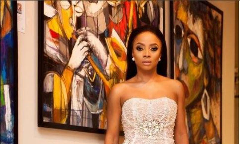 Toke Makinwa at her book launch