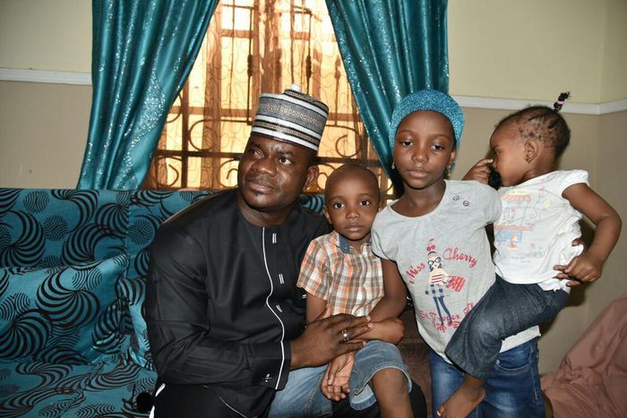 Governor Yahaya Bello visits Lt Col Muhammadu Abu Ali's family