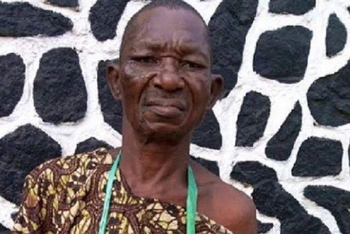 The old paedophile, Gabriel Akindele