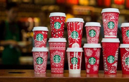 Starbucks holiday cups