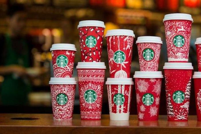 Starbucks holiday cups