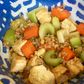Brown rice and tofu