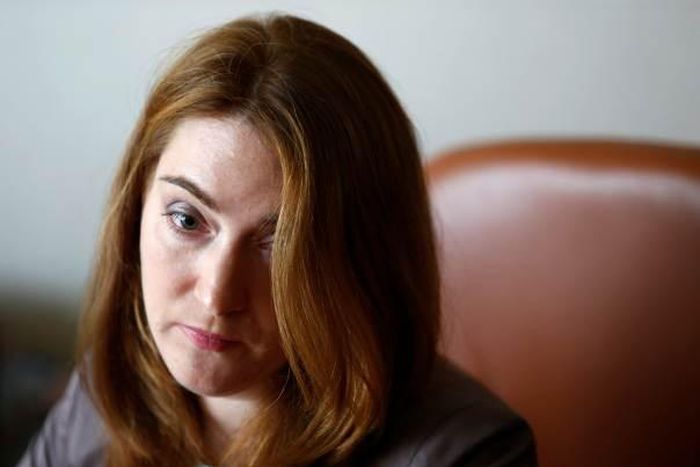 Russian Anti-Doping Agency Director General Anna Antseliovich attends interview in Moscow.