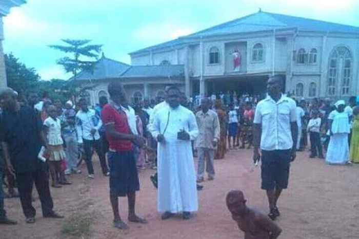 Priest and parishioners mete out jungle justice on two thieves