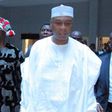 Senate President, Bukola Saraki and his deputy, Ike Ekweremadu at the Federal High Court in Abuja on June 27, 2016,