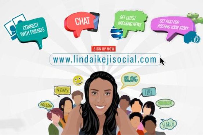Linda Ikeji Social