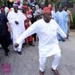 Former president, OlusegunObasanjo dances during birthday celebration on March 5, 2016
