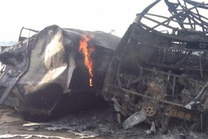 The scene of an accident (illustration)