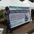 Protesters at National Assembly in Abuja
