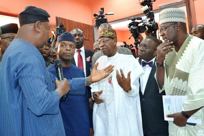 Launch of Abuja Digital Switch Over at Pinnacle Broadcast Centre in Abuja.