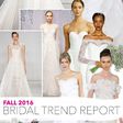 Bridal dress trends from Spring 2017 bridal runways