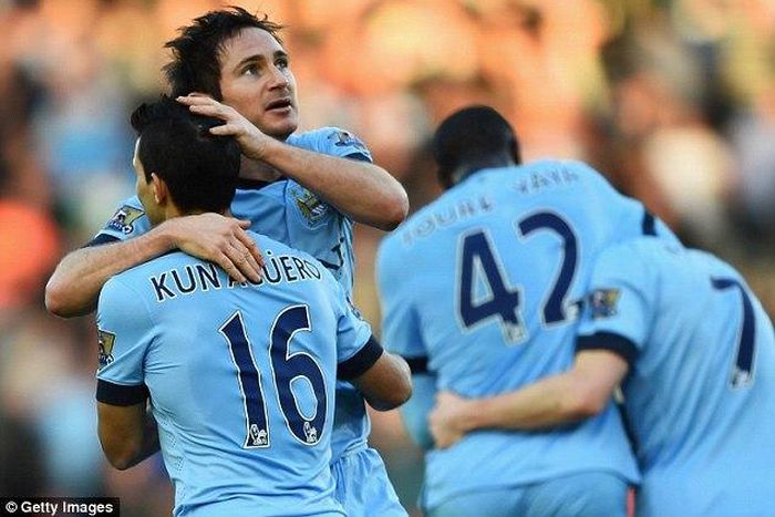 Frank Lampard and Sergio Aguero