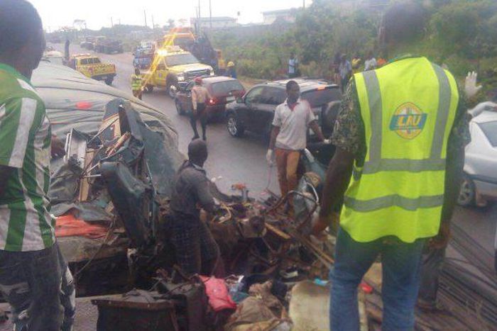 Trailer and lorry collision leaves two dead