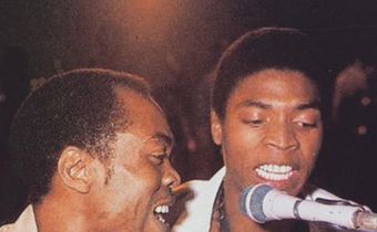 Fela Kuti and Femi Kuti in 1983