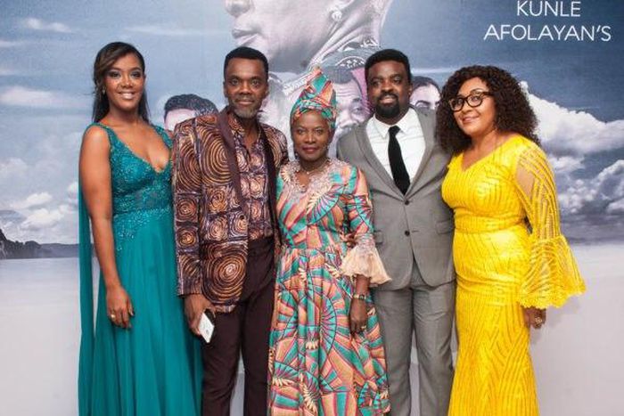 Aurelie Eliam, Wale Ojo, Angelique Kidjo, Kunle Afolayan, Hilda Dokubo at the London Premiere of "The CEO"