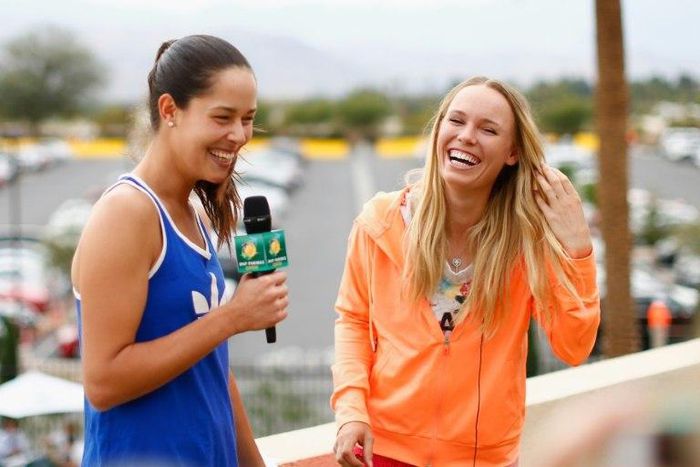 Ana Ivanovic (L) and Caroline Wozniacki, pictured in 2015, plan to compete at the Auckland Classic