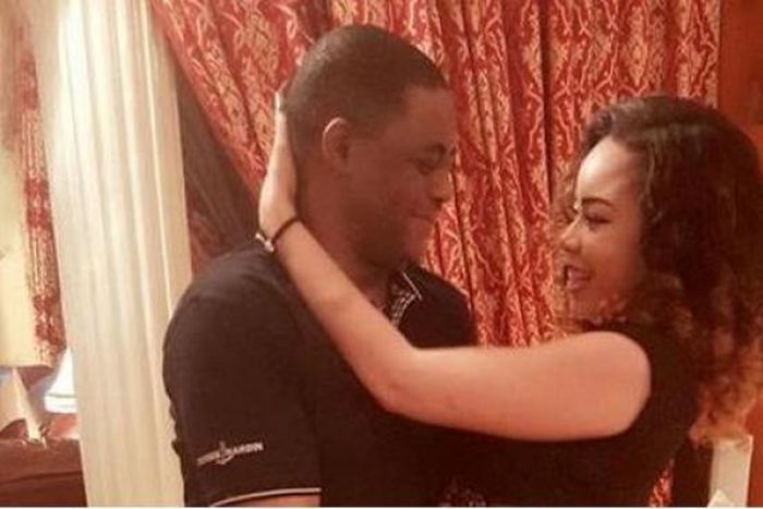 Femi Fani Kayode and Precious enjoying a lovely embrace