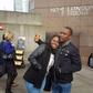 The couple share a moment while holidaying in London