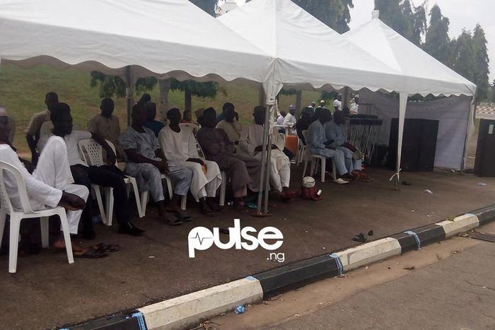 Protesters at National Assembly