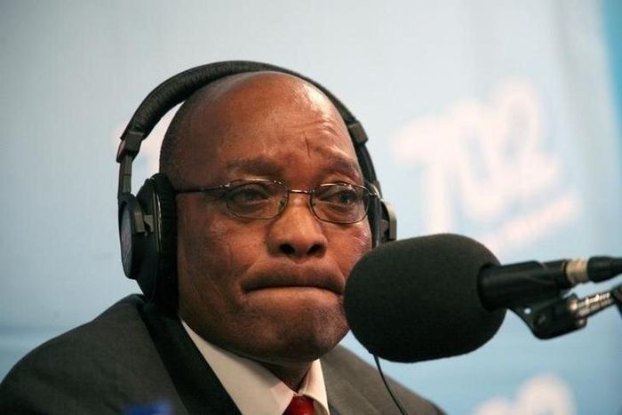 South African President Jacob Zuma speaks at news conference in Johannesburg, file.