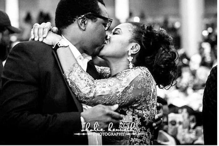 Ali Baba and wife kissing passionately