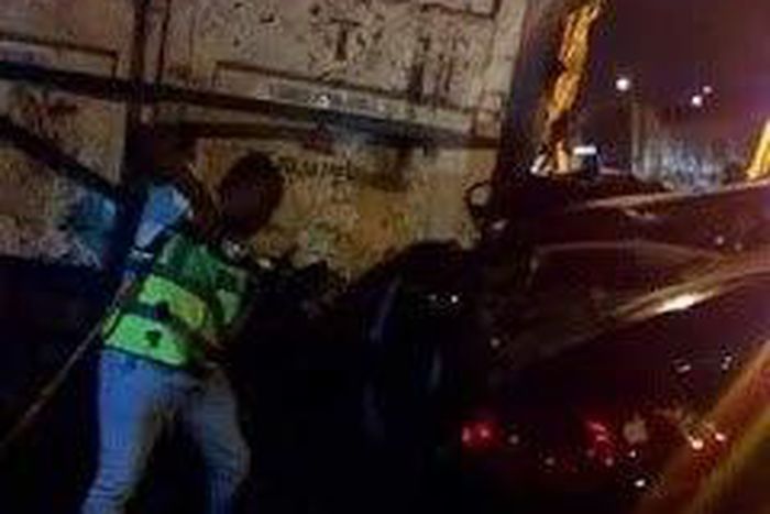 The scene of the accident