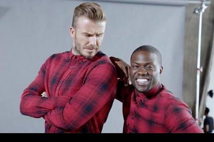 Kevin Hart and David Beckham