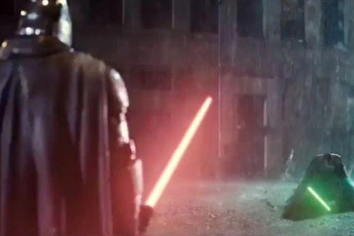 Batman vs Superman and Star Wars meet