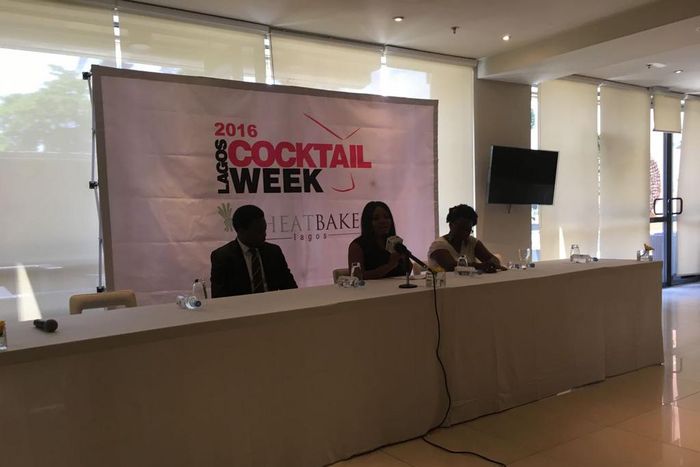 L-R: Mr. Adeniyi Ladipo, sales and marketing manager of Wheatbaker Hotel, Lara Rawa, CEO Eventi Cocktails, Enitan Allison, intoxicologist
