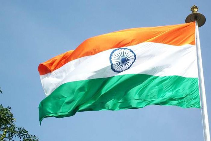 The Indian flag