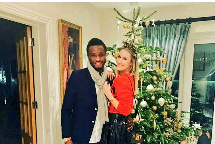 John Mikel Obi and Olga Diyachenko