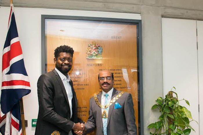 Basketmouth meets Parvez Ahmed, Mayor of Brent