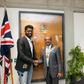 Basketmouth meets Parvez Ahmed, Mayor of Brent