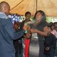 Prophet Lethebo Rabalago using insecticide to heal his members