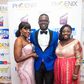 Funke AKindele, JJC and Lolo 1 at "Jenifa in London" premiere