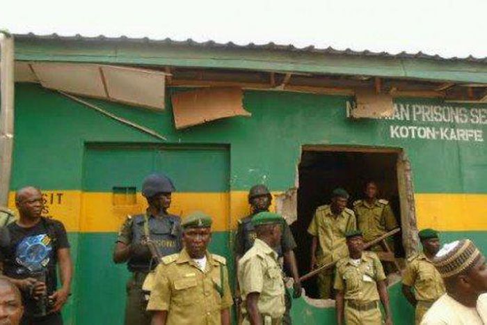Scene of a jailbreak in Nigeria (Photo used for illustrative purposes only)