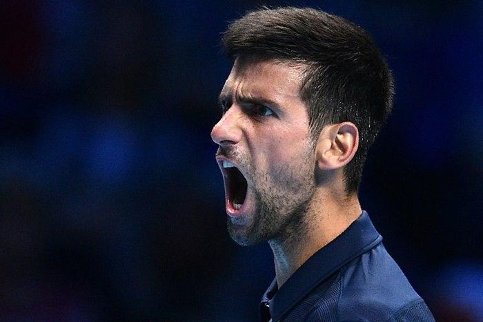 Novak Djokovic beat Dominic Thiem at the ATP World Tour Finals in London on November 13, 2016