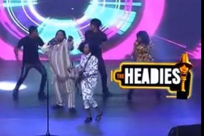 Aramide at the Headies 2016 with Ras Kimono