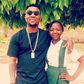 Oritsefemi celebrates with his daughter, Patience as she turns a year older